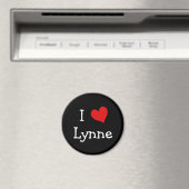 Aimant J'aime Lynne (In Situ (Lave-vaisselle))