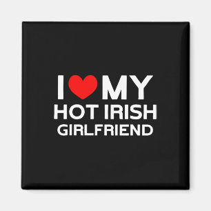 Aimant J'Aime Ma Chauve Irlandaise Fille Irlandaise