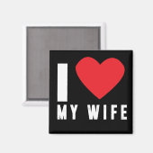 Aimant J'aime ma femme (Recto/Verso)