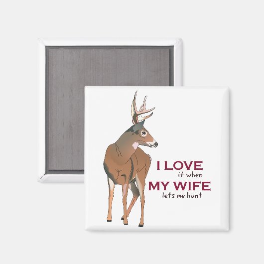 Aimant J'Aime Ma Femme (Recto/Verso)