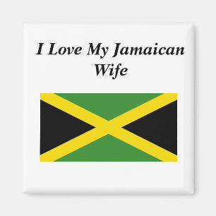Aimant J'Aime Ma Femme Jamaïcaine