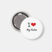 Aimant J'Aime Ma Flûte (Recto/Verso)