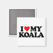 AIMANT J'AIME MA KOALA (Recto/Verso)