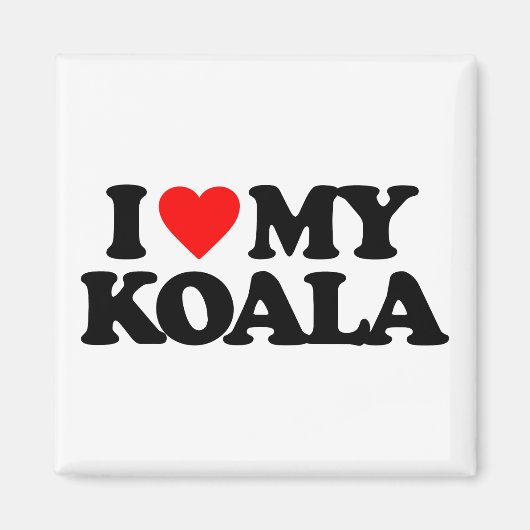 AIMANT J'AIME MA KOALA (Devant)