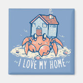 Aimant J'aime ma maison (Devant)