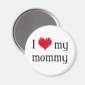 Aimant J'aime ma maman (Recto/Verso)