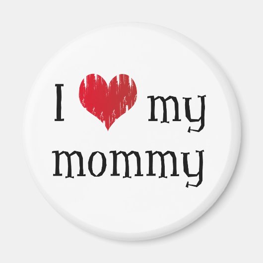 Aimant J'aime ma maman (Devant)
