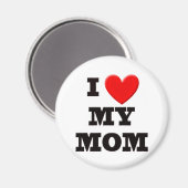 Aimant J'aime ma mère (Recto/Verso)