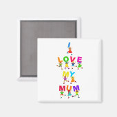 Aimant J'Aime Ma Mère (Recto/Verso)