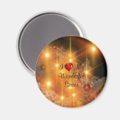 Aimant J'Aime Ma Merveilleuse Soeur (Recto/Verso)