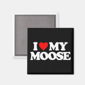 AIMANT J'AIME MA MOOSE (Recto/Verso)