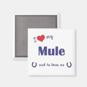 Aimant J'Aime Ma Mule (Male Mule) (Recto/Verso)