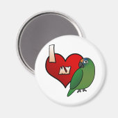 Aimant J'aime ma pêche avant de la pêche (Recto/Verso)