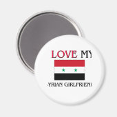 Aimant J'aime ma petite amie syrienne (Recto/Verso)