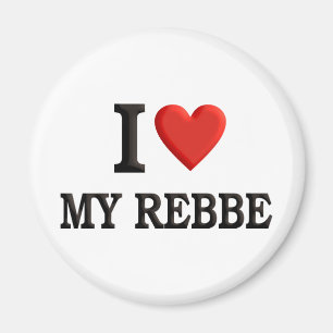 Aimant J'aime ma Rebbe