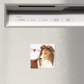 Aimant J'aime ma Sheltie (In Situ (Lave-vaisselle))