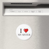 Aimant J'aime ma soeur (In Situ (Lave-vaisselle))