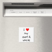 Aimant J'Aime Ma Tante Et Mon Oncle (In Situ (Lave-vaisselle))