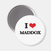 Aimant J'aime Maddox (Recto/Verso)