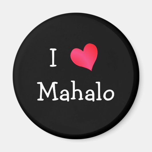Aimant J'aime Mahalo (Devant)