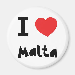 Aimant J'aime Malte