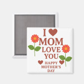 Aimant J'aime maman (Recto/Verso)