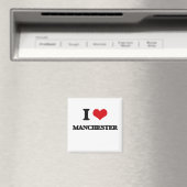 Aimant J'aime Manchester (In Situ (Lave-vaisselle))