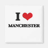 Aimant J'aime Manchester (Devant)