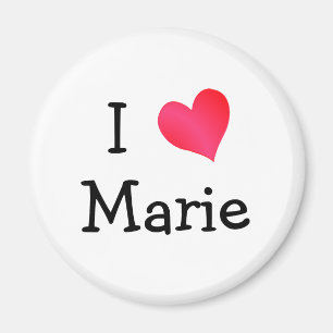 Aimant J'aime Marie