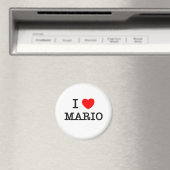 Aimant J'aime Mario (In Situ (Lave-vaisselle))