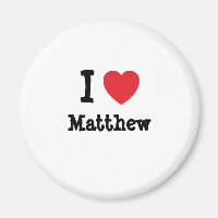 J'aime Matthew coeur T-shirt