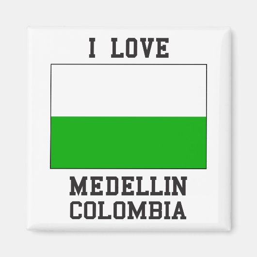Aimant J'aime Medellin (Devant)