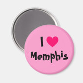 Aimant J'aime Memphis (Recto/Verso)