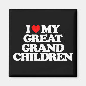 AIMANT J'AIME MES GRANDS PETITS-ENFANTS (Devant)