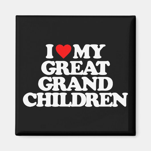 AIMANT J'AIME MES GRANDS PETITS-ENFANTS (Devant)