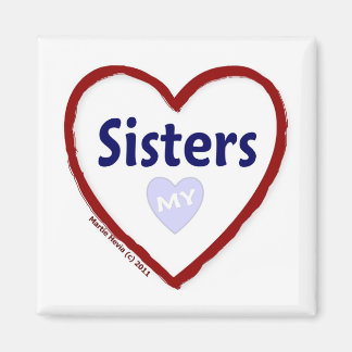 Aimant J'aime mes soeurs