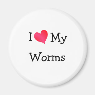 Aimant J'Aime Mes vers