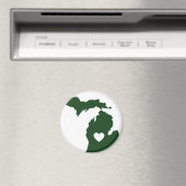 Aimant J'aime Michigan (In Situ (Lave-vaisselle))