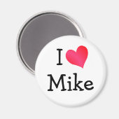 Aimant J'aime Mike (Recto/Verso)