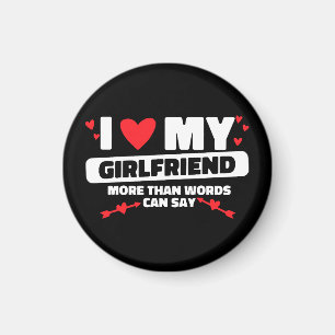 Aimant j'aime mon amie coeur