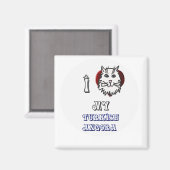 Aimant j'aime mon angora turque (Recto/Verso)