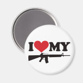 Aimant J'aime mon AR15 (Recto/Verso)