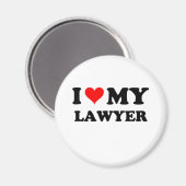 Aimant J'aime mon avocat (Recto/Verso)