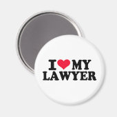 Aimant J'aime mon avocat (Recto/Verso)