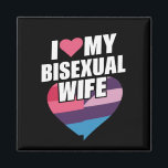 Aimant J'Aime Mon Bisexuel Femme Bi Pride Bisexual Drapea<br><div class="desc">J'Aime Mon Bisexuel Femme Bi Pride Bisexual Drapeau</div>