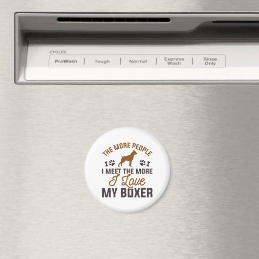 Aimant J'Aime Mon Boxer (In Situ (Lave-vaisselle))