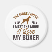 Aimant J'Aime Mon Boxer (Devant)