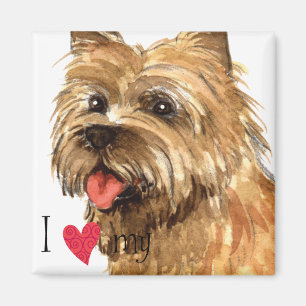 Aimant J'aime mon Cairn Terrier