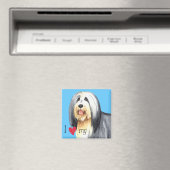 Aimant J'aime mon collie barrée (In Situ (Lave-vaisselle))