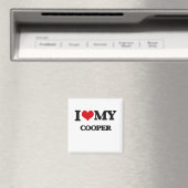 Aimant J'aime mon Cooper (In Situ (Lave-vaisselle))